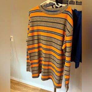 Boys striped top size large